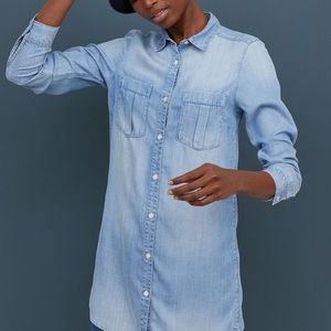 100% Lyocell chambray shirt